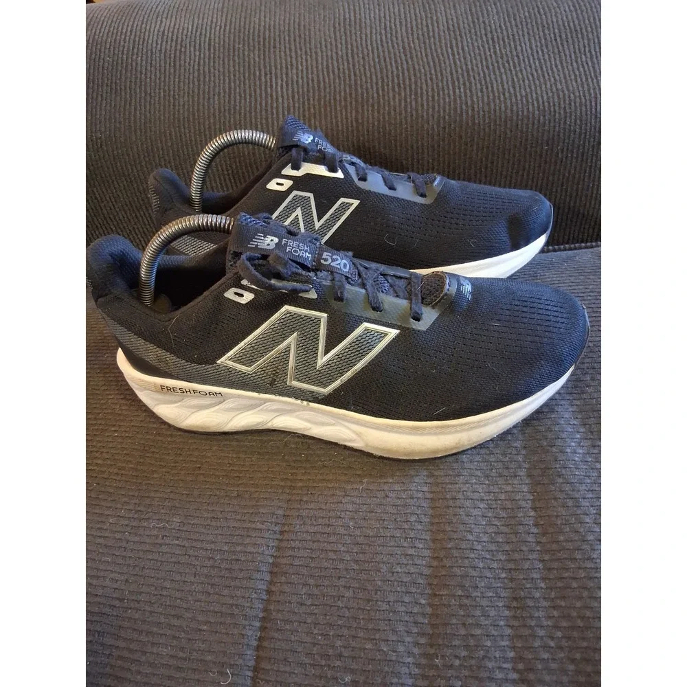 New Balance Fresh Foam 520 v9 Black Silver Men Running Shoes M520LK9 9.5 4E Wide
